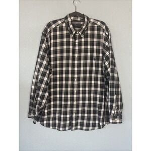 Ralph Lauren Flannel Shirt Mens 2XB Big Performance Button Up Plaid Long Sleeve